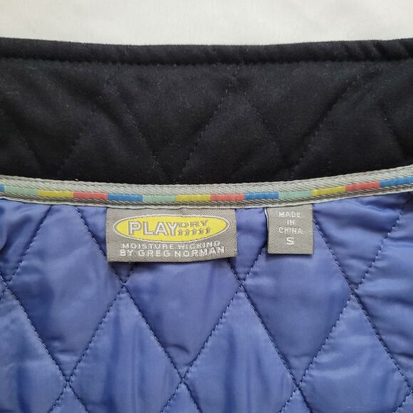 Greg Norman‎ Women's Black Quilted Play Dry Vest Size Small Outdoors Gorpcore - Picture 6 of 7